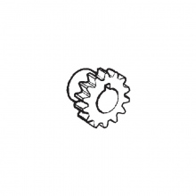 GEAR, TIMING BELT 17T