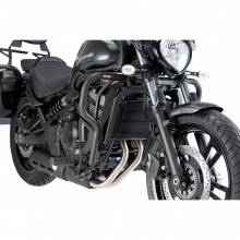 GMOLE KAWASAKI EN 650 ABS Vulcan S CUSTOM ACCES MOTOACCES ENGINE GUARD 38 MM STAINLESS STEEL BLACK MATTE