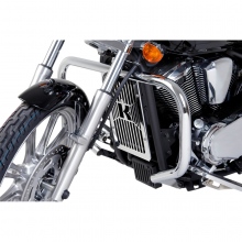 GMOLE KAWASAKI VN900 Vulcan CUSTOM ACCES MOTOACCES ENGINE GUARD 38 MM STAINLESS STEEL NATURAL POLISHED