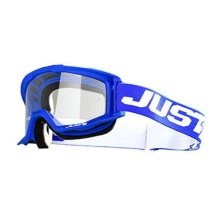 GOGLE CROSS ENDURO JUST1 VITRO niebiesko-białe