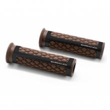 GRIPY BARRACUDA CLASSIC BRĄZOWE/CZARNE INSERTY