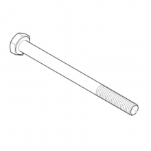 Hex screw M10x130-030115
