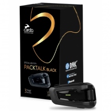 INTERKOM CARDO PACKTALK BLACK SINGLE JBL 1600M SPECIAL EDITION