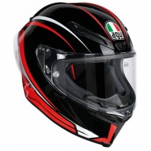Kask Integralny AGV Corsa Arrabbiata Czarny/Czerwony Rozmiar MS