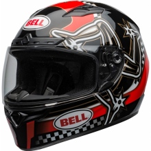 KASK BELL QUALIFIER DLX ISLE OF MAN BLACK/ RED XXL