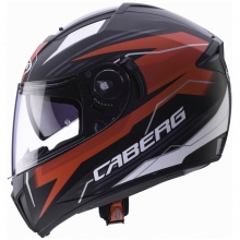 Kask Integralny CABERG Ego Quartz Matt Czarny/Czerwony/Szary Rozmiar L
