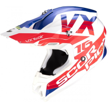 Kask Cross Scorpion Exo VX-16 Evo Air X-Turn Biały/Czerwony M