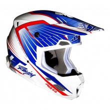 KASK JT RACING ALS 1.0 rozmiar S BLUE WHITE RED