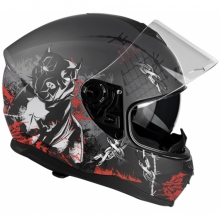 Kask Integralny LAZER Vertigo Evo Pitbull Szary/Biały Rozmiar M