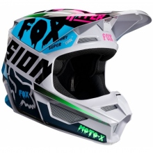 Kask Cross FOX V1 Czar Junior Szary Rozmiar YL