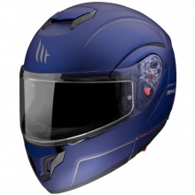 Kask Szczękowy MT Flip-Up Atom A7 Solid Matt Niebieski Rozmiar M