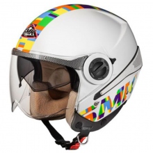 Kask otwarty SMK Sirius Art  ROZMIAR XL