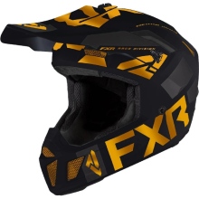 Kask Cross FXR Clutch Evo LE Czarny/Złoty S