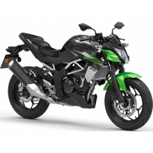 KAWASAKI Z125 2022  Candy Lime Green / Metallic Spark Black