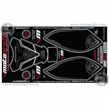 TANKPAD I OKLEINA BOCZNA ZBIORNIKA BMW S1000RR 2009-2011