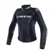 KURTKA DAINESE RACING 3 LADY LEATHER JACKET BLACK/BLACK/BLACK  42 S