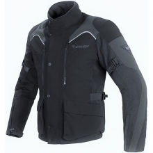 Kurtka tekstylna Dainese Tempest D-Dry Czarny/Ciemnoszary 48
