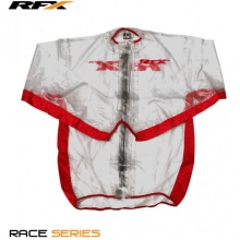 FXWJ 108XL 55RD KRÓTKA KURTKA PRZECIWDESZCZOWA ROZM.XL CLEAR+CZERWONY