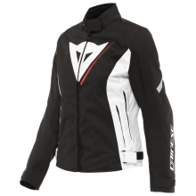 Kurtka tekstylna Dainese Veloce D-Dry Czarny/Biały/Czerwony 42