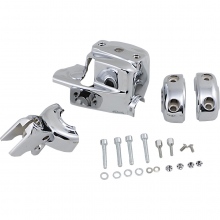 KURYAKYN CHROME BRAKE & CLUTCH CONTROL DRESS-UP KIT HD F/DUAL DISC