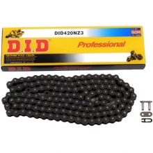 ŁAŃCUCH MOTOCYKLOWY DID 420 NZ3 120 OGNIW ZAPINKA