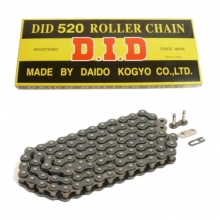 ŁAŃCUCH MOTOCYKLOWY DID 520 120 OGNIW ZAPINKA