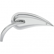 LUSTEKO ARLEN NESS MIRROR RAD 3 DIE CAST CHROME LEFT-LEWE UNIWERSALNE