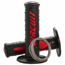 MANETKI GRIPY RĄCZKI CIRCUIT ELEKTRA CZARNO-CZERWONE