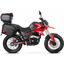 MOTOCYKL BARTON HYPER 125 KUFERY CZERWONY