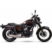 MOTOCYKL Junak M12 Cafe 125 CZARNO POMARAŃCZOWY