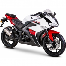 MOTOROWER ARROW FLY 50 BIAŁO CZERWONY