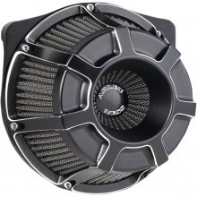 OBUDOWA FILTR POWIETRZA HARLEY DAVIDSON ARLEN NESS AIR CLEANER KIT INVERTED BIG SUCKER BEVELED BLACK