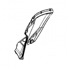 OBUDOWA SCHOWKA PRAWY PRZÓD AG 16+ 8351A-ALJ8-E10-N1R