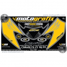 OKLEINA PRZÓD HONDA CBR600 FX FY 1998-1999