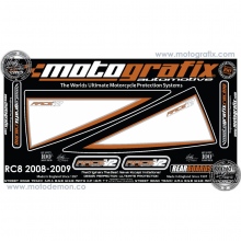 OKLEINA TYŁ KTM RC8 WHITE 2008