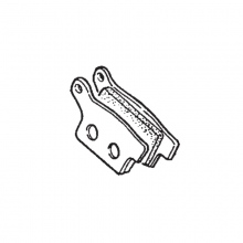 PADS SET, REAR BRAKE