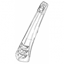 Painted steering cover  Beige matt-1B005209000Q9