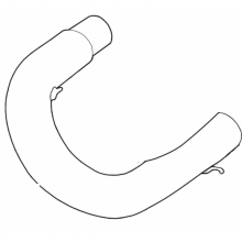 PIPE, EXHAUST LH RS500 R