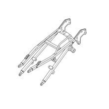 Rear part, frame