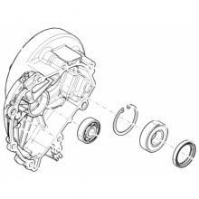 Reducer cover with U.P.-1A0058715