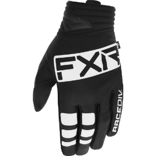 Rękawice cross FXR Prime MX Czarny/Biały XL
