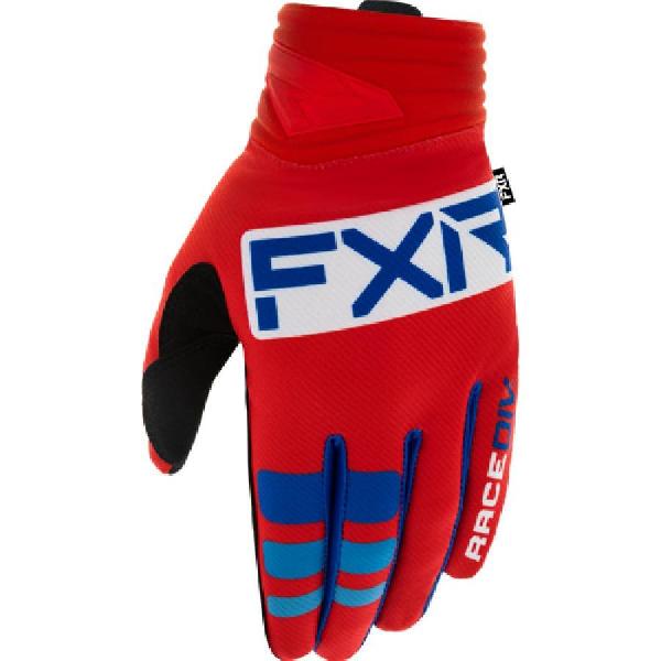 Rękawice cross FXR Prime MX Czerwony/Niebieski XL