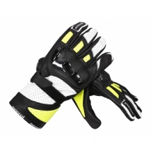 Rękawice motocyklowe MORETTI  Shorty M-1650 neonowe-żółte  ROZMIAR L