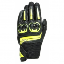 Rękawice skórzane Dainese Mig 3 Unisex Czarny/Żółty fluo L