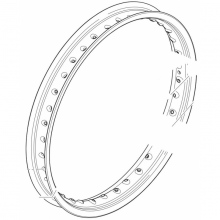 RIM, FRONT WHEEL SUPERDUAL X