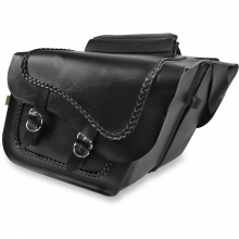 SAKWY KUFRY MOTOCYKLOWE CHOPPER WILLIE + MAX LUGGAGE SLANT