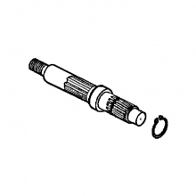 SHAFT ASSY. FINAL 2343A-ALJ8-E10