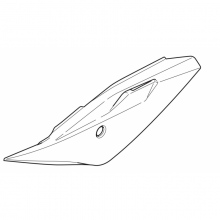 SIDE COVER LEFT SUPERDUAL BLACK