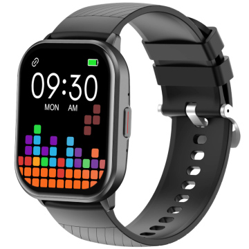 Smartwatch Rubicon RNCF34 czarny i czarny silikonowy pasek