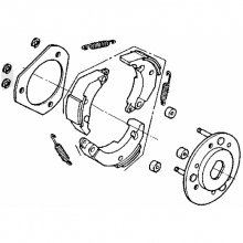 SPRZĘGŁO ODŚRODKOWE AG 16+ 22300-LCD4-C00
